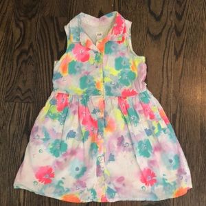 Gap floral dress size xs or 4/5